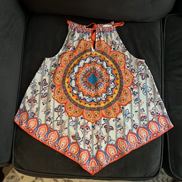Boho tank top, size Medium - Picture 3 of 3
